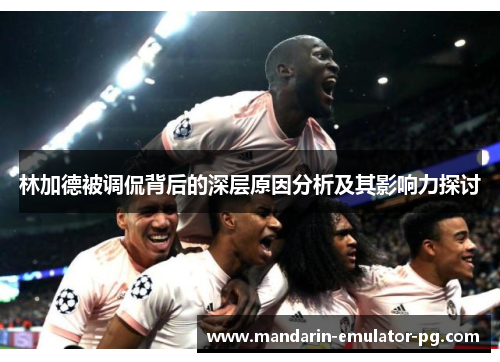 林加德被调侃背后的深层原因分析及其影响力探讨 林加德被调侃背后的深层原因分析及其影响力探讨